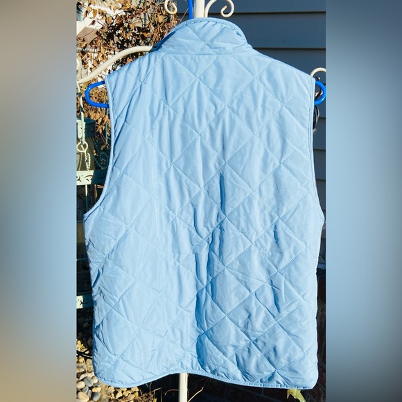 💙SkyBlueVest🦋Sz-(M) LoveTree Reversible Vest w/4 Pockets Both Sides-Runs Small⚠️ - Picture 12 of 16